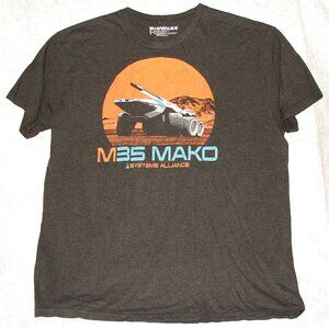 Mens Bioware Mass Effect T-Shirt, M35 Mako, Black, Size 2XL, Short Sleeve